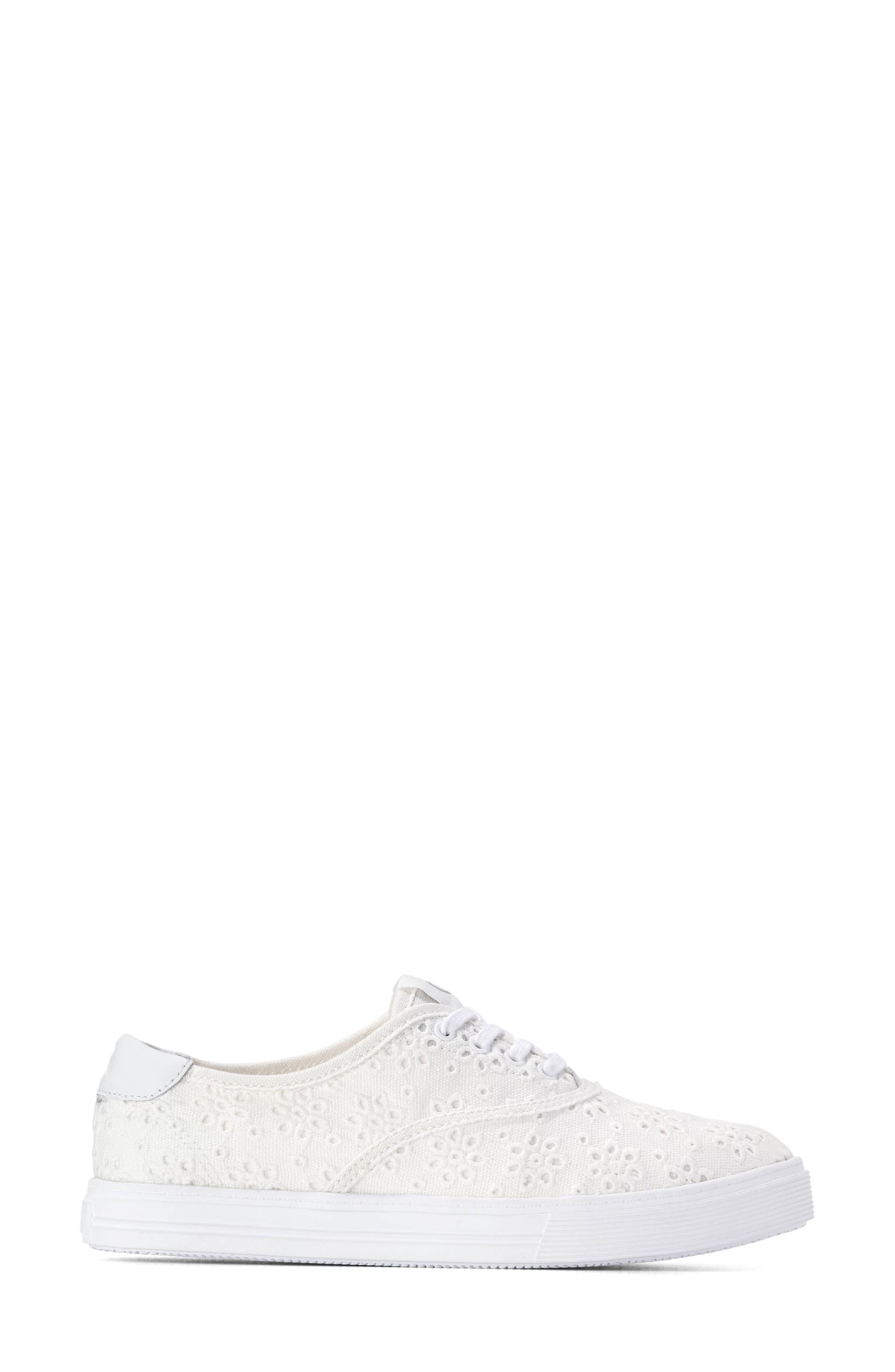 GrandPro Harbor Sneaker, Alternate, color, WHITE CANVAS FANCY FLEUR