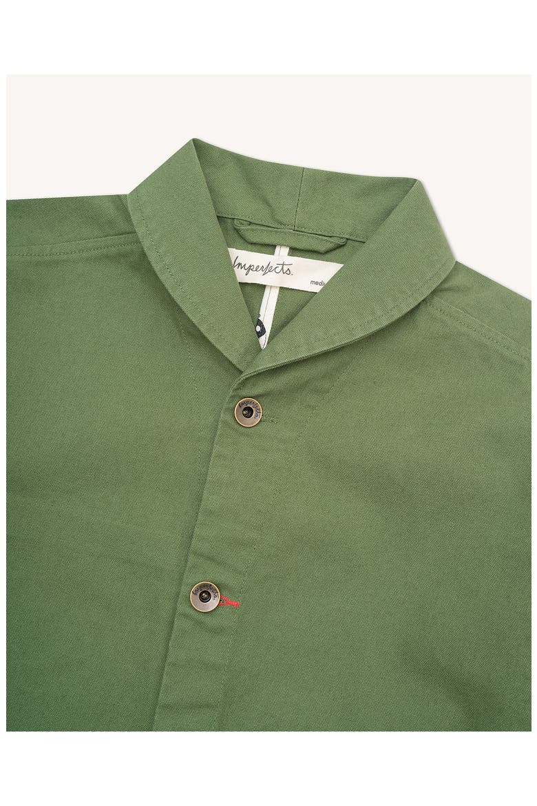 Organic Cotton Canvas Shepherds Shirt Jacket, Alternate, color, FATIGUE