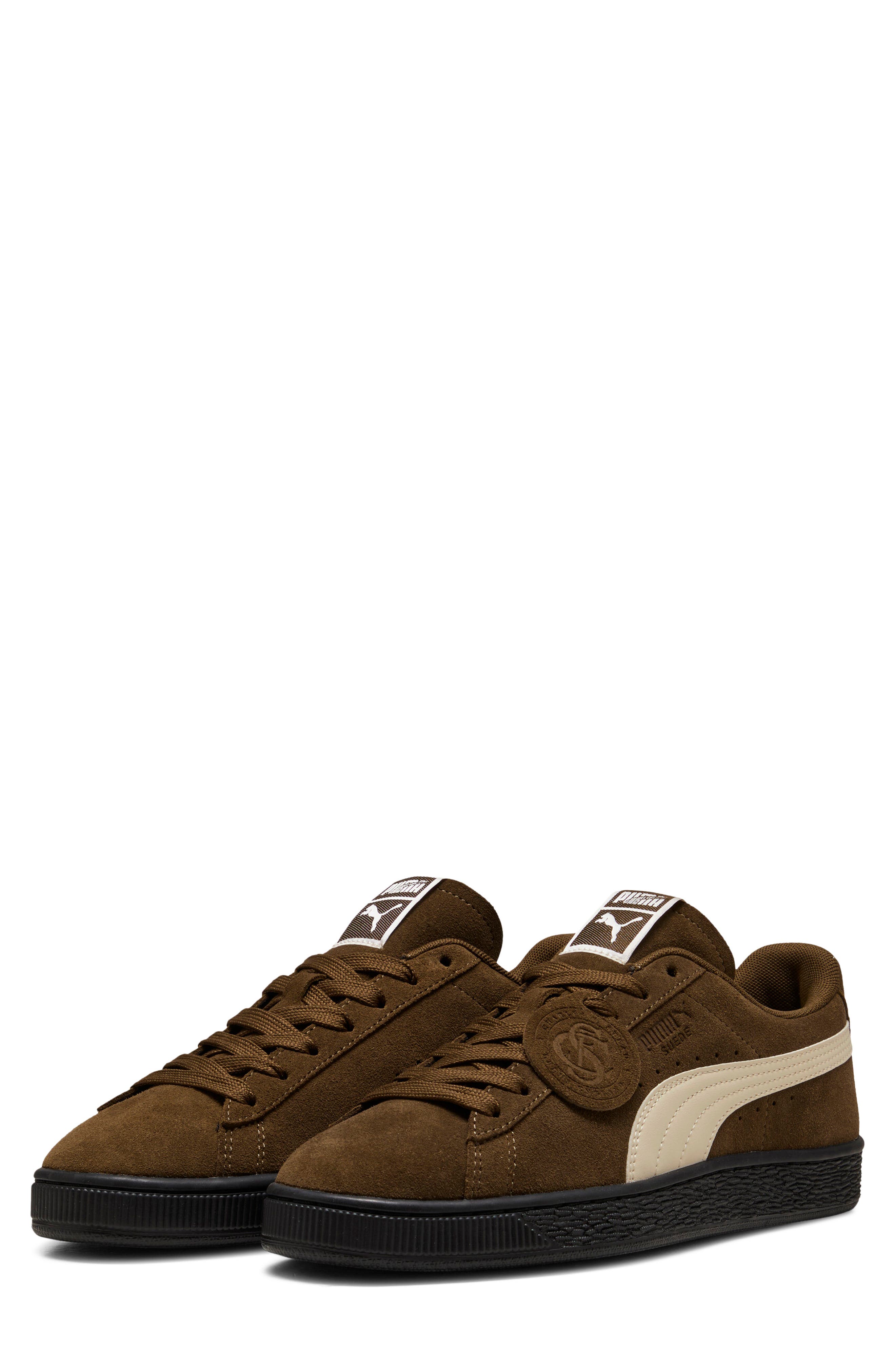 Suede Charles F. Stead VI Sneaker, Main, color, AGED COPPER/ ALPINE SNOW
