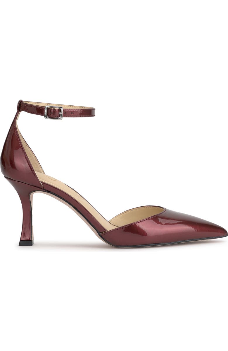 Jessica Simpson Foxena Ankle Strap Pointed Toe Pump, Alternate, color, Oxblood