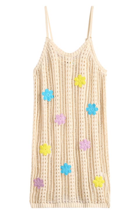 Flower Sweater Dress (Little Kid)