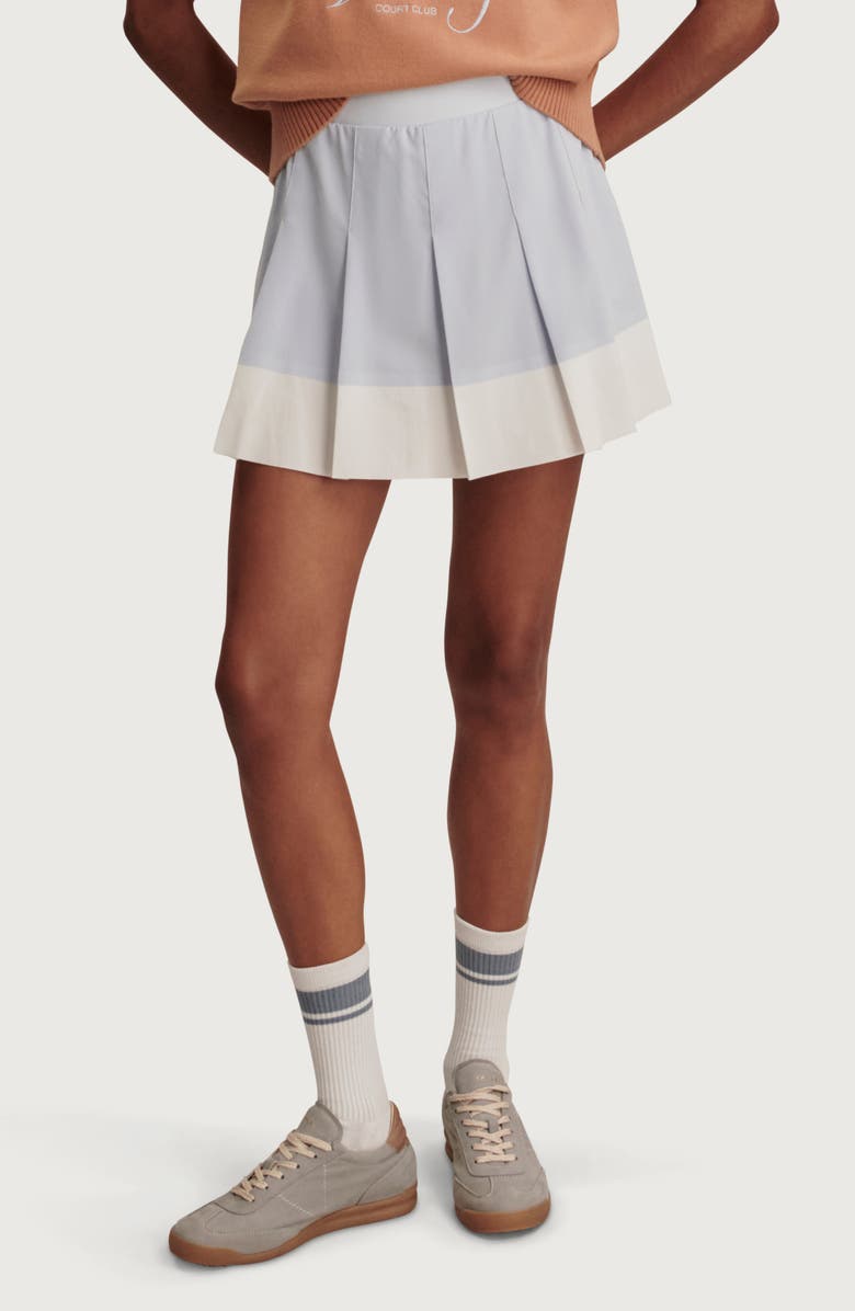 Varley Chase High Waist Skort, Main, color, Xenon Blue