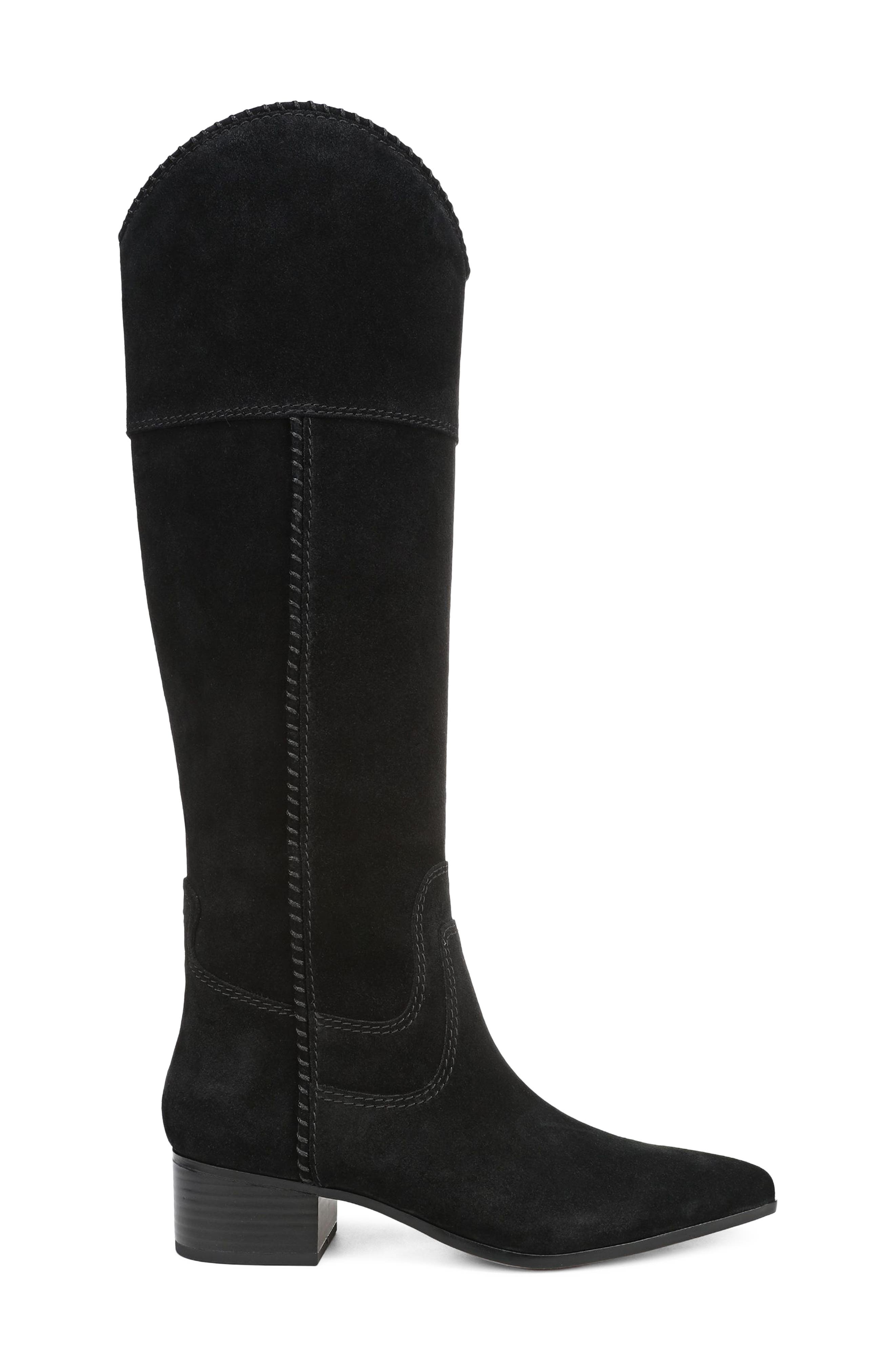 SARTO by Franco Sarto Finleah Knee High Boot, Alternate, color, Black