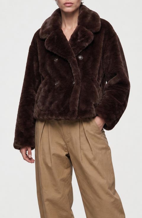 Push Faux Fur Coat