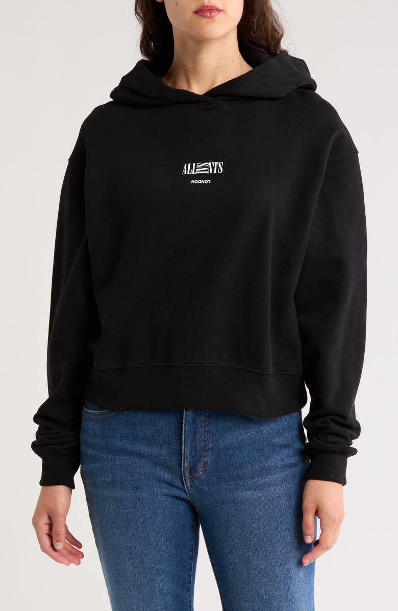 AllSaints Burman Pippa Pullover Hoodie, Main, color,