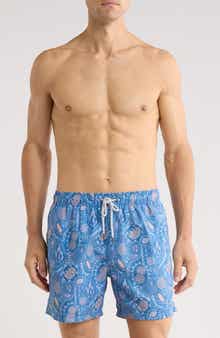THE ENDLESS SUMMER Print Volley Swim Trunks