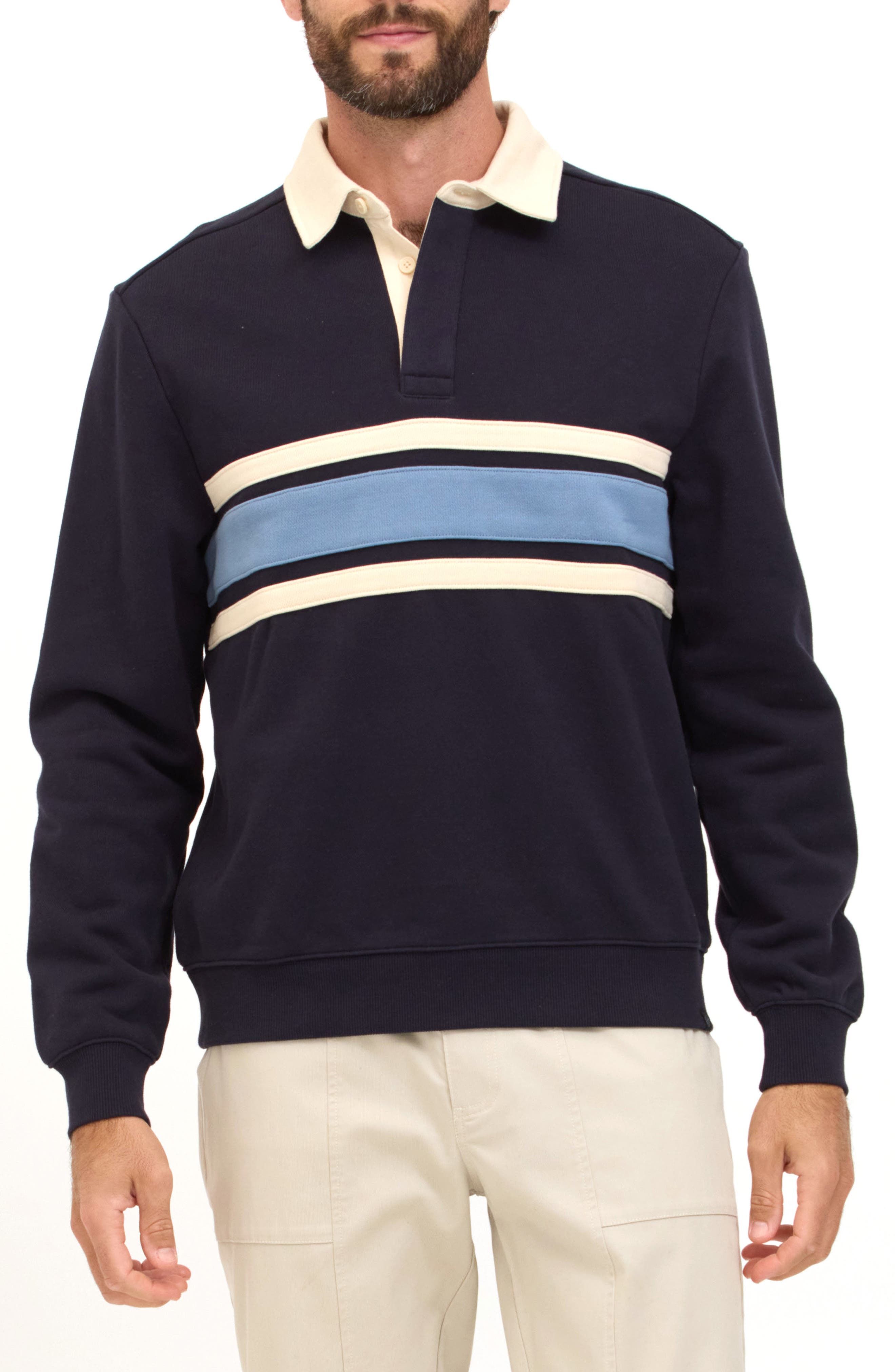 Threads 4 Thought Alvin Rugby Pullover Sweatshirt (Men) | Nordstrom