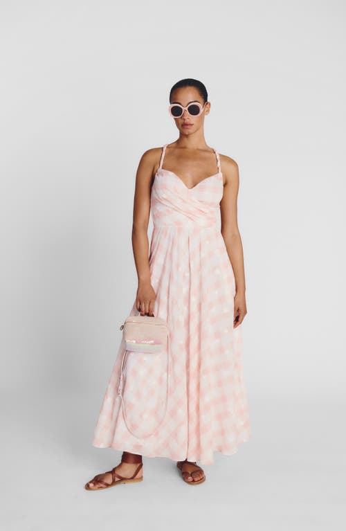 Longchamp Le Pliage Sequin Vanity Crossbody Bag In Nude