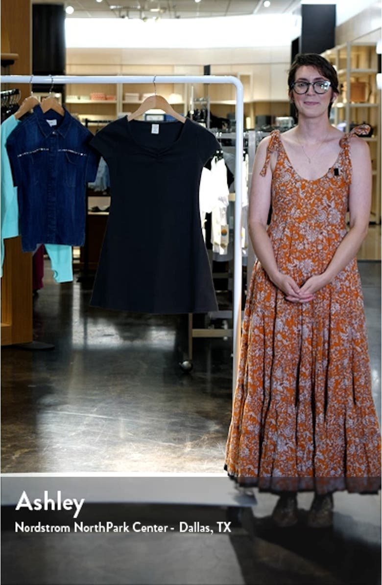 Kids' Ruched T-Shirt Dress, sales video thumbnail