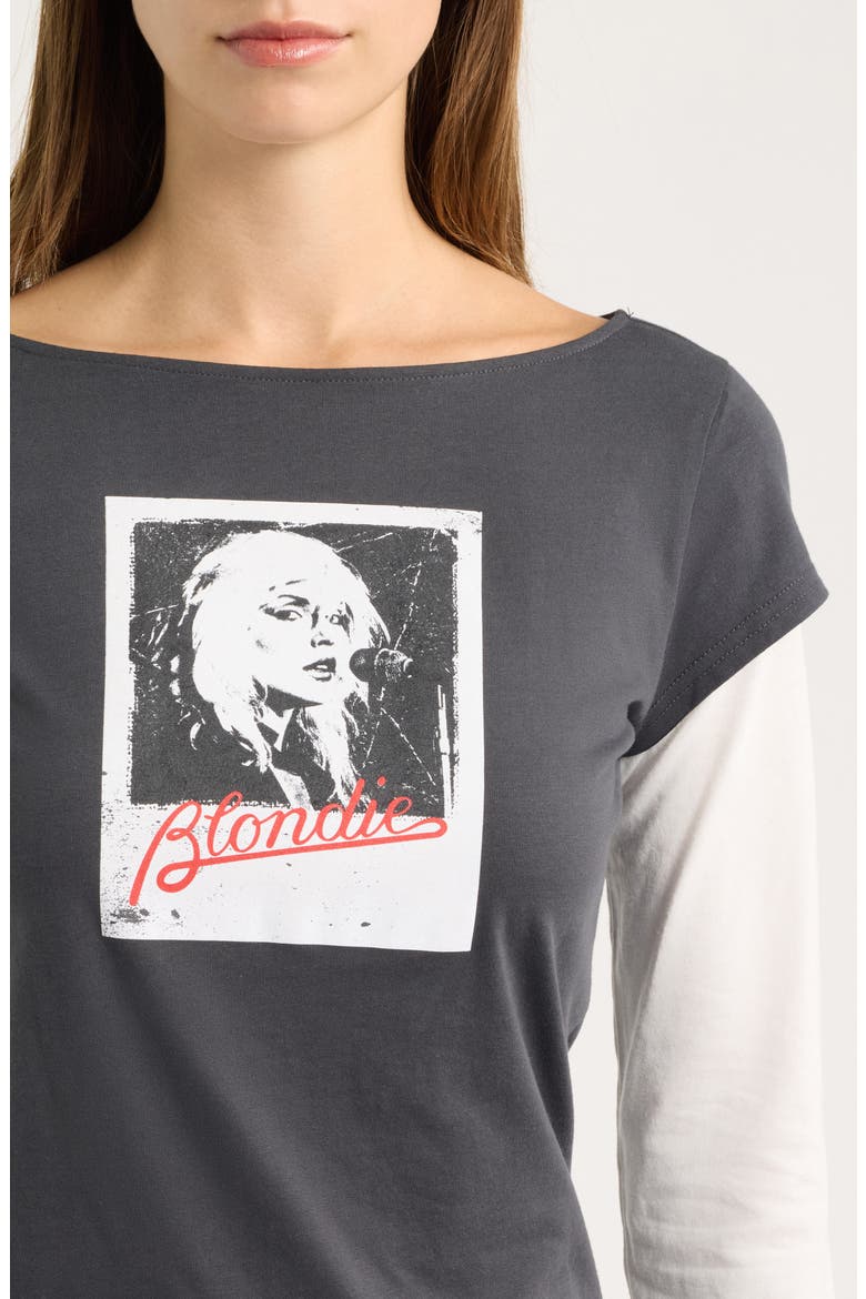 Blondie 2Fer Long Sleeve Graphic T-Shirt, Alternate, color, PHANTOM