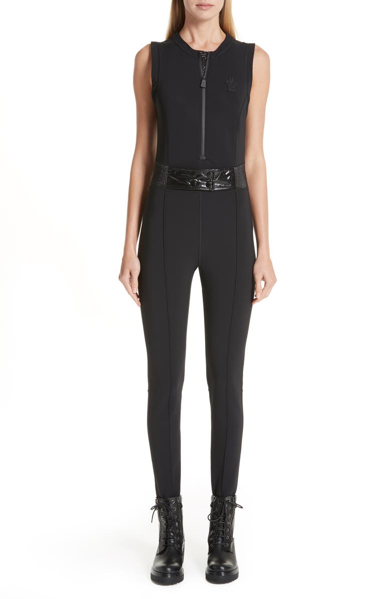 Moncler Tuta Belted Jumpsuit, Main, color,