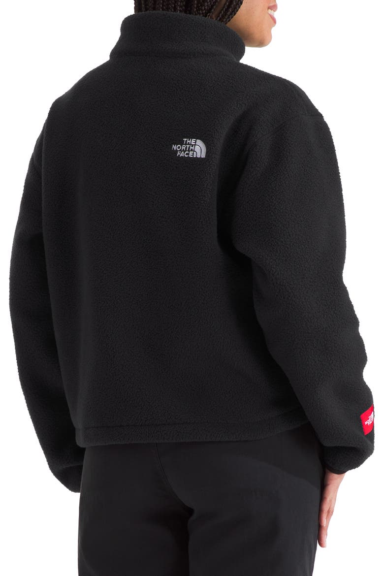 Fleeski High Pile Fleece Full Zip Jacket, Alternate, color, TNF BLACK