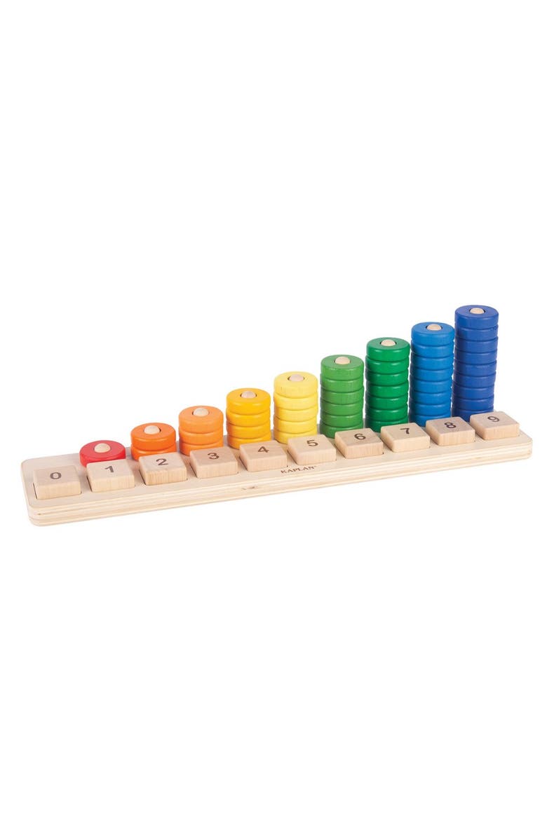 Kaplan Early Learning Company Natural Stack and Sort Board, Alternate, color, Multicolored