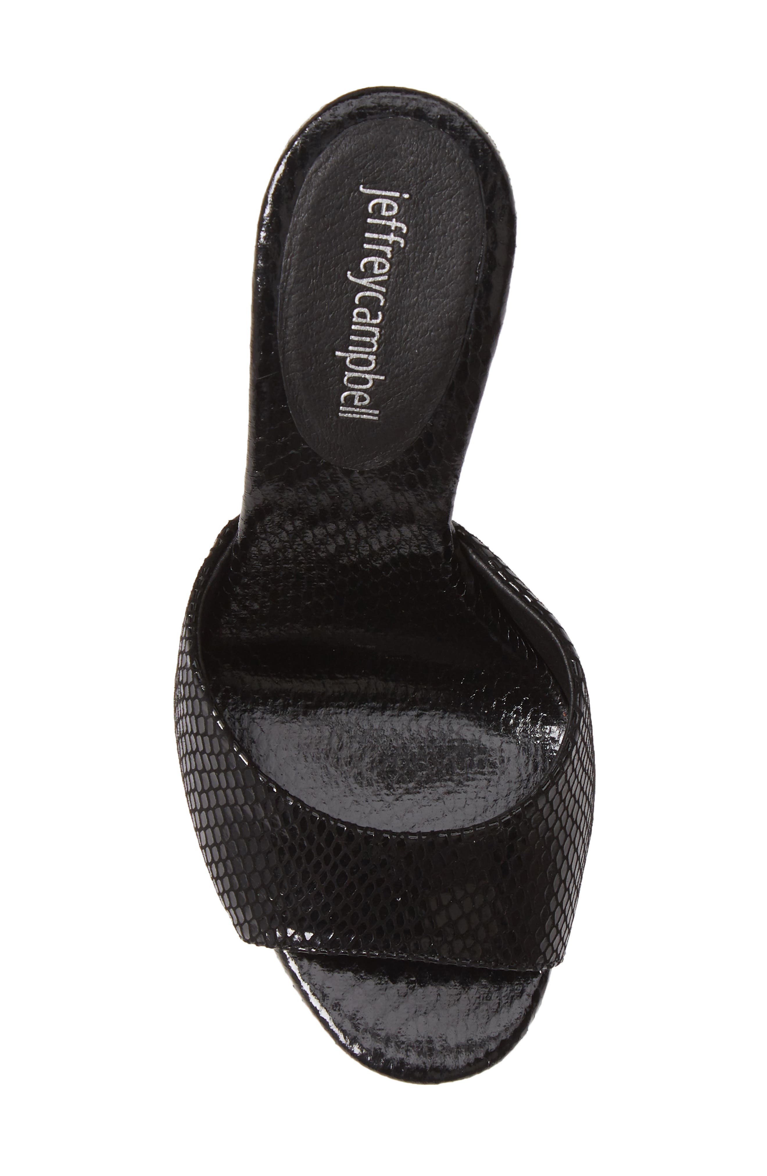 PG13 Slide Sandal, Alternate, color, BLACK SNAKE PRINT