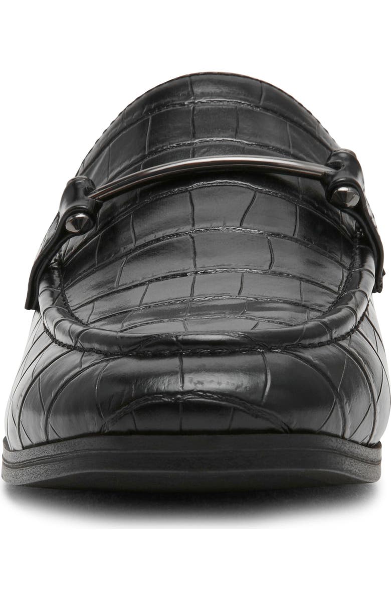 Anne Klein Holden Bit Loafer, Alternate, color, Black Croc Pu
