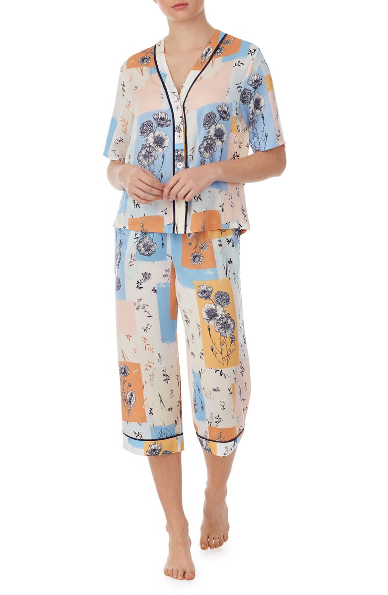 Room Service Pjs Crop Pajamas, Main, color,