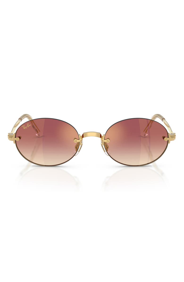 Ray-Ban x A$AP Rocky 54mm Gradient Oval Sunglasses, Main, color, 