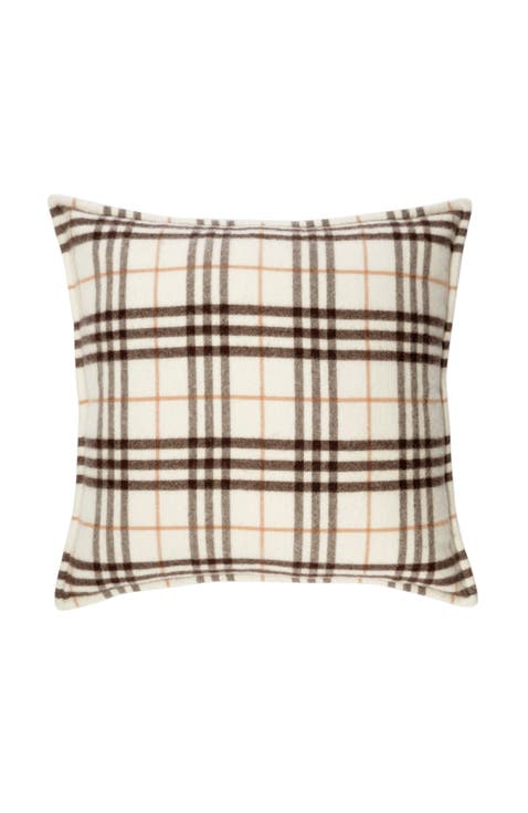 Check Cashmere Cushion
