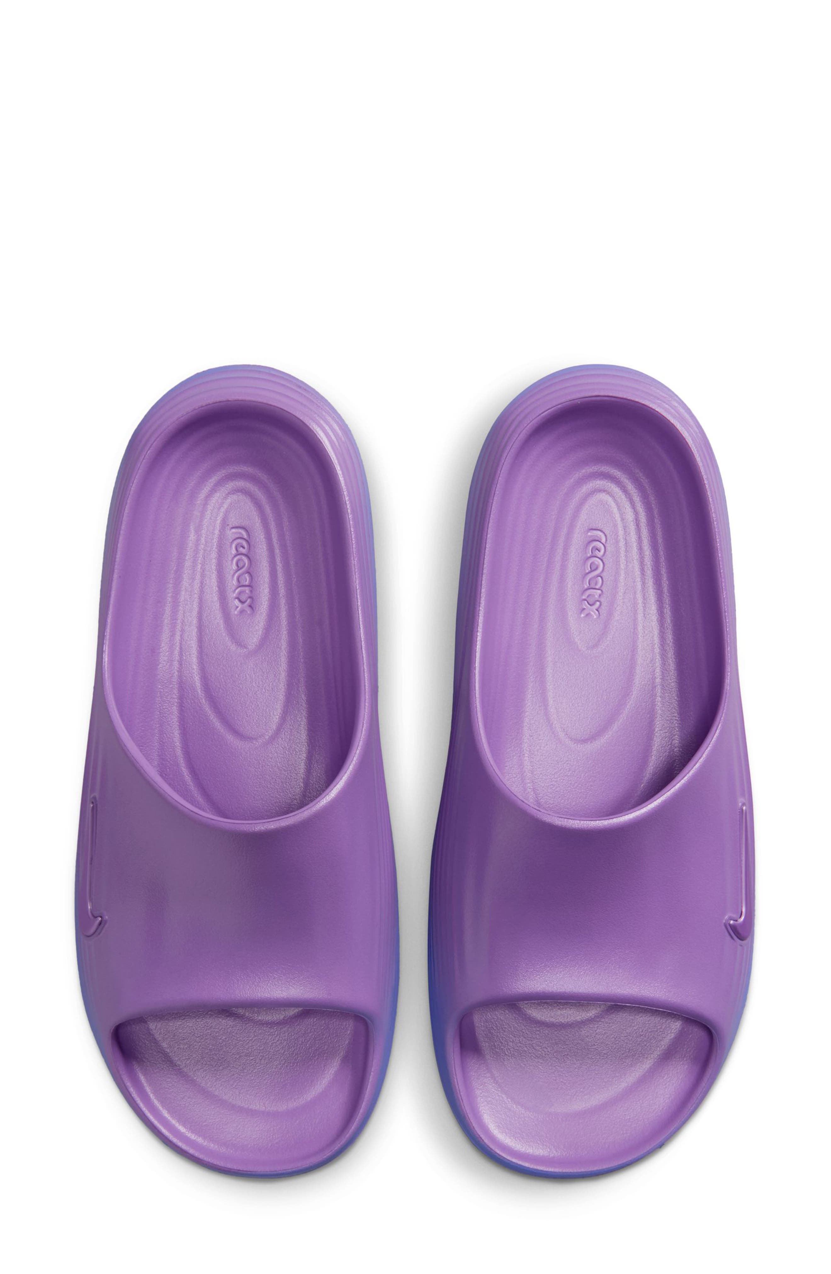 Nike ReactX Rejuven8 Slide, Alternate, color, Bright Violet/ Violet-Sapphire