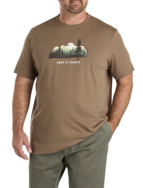 Big & Tall Keep It Simple Landscape Graphic Tee