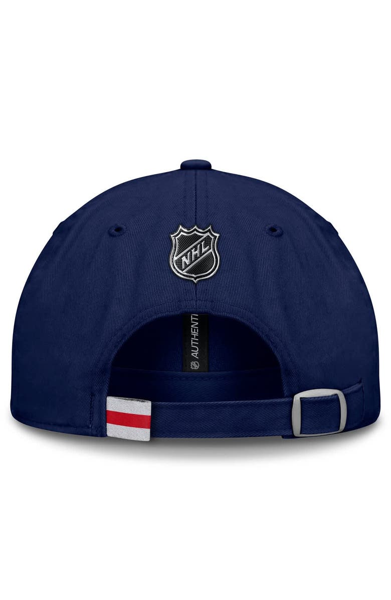 FANATICS Men's Fanatics Navy New York Rangers Authentic Pro Prime Adjustable Hat, Alternate, color, Navy