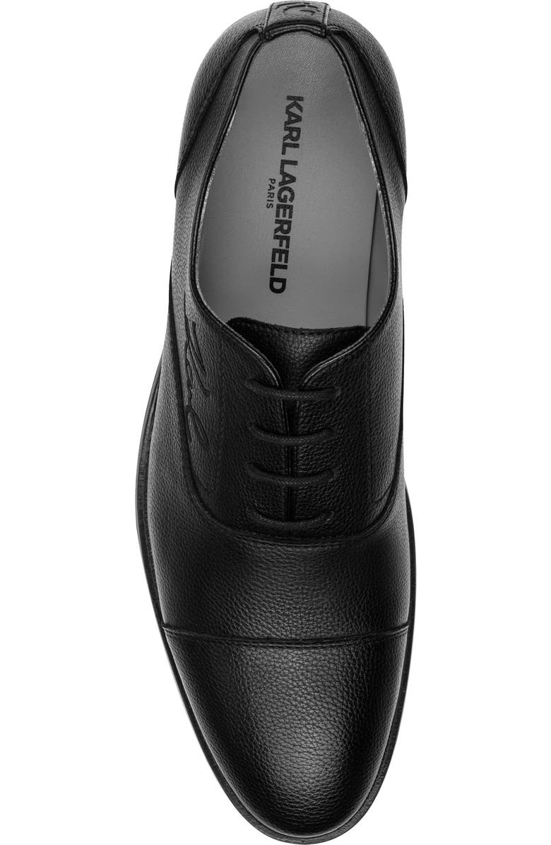 KARL LAGERFELD PARIS Firmin Cap Toe Oxford, Alternate, color, Black