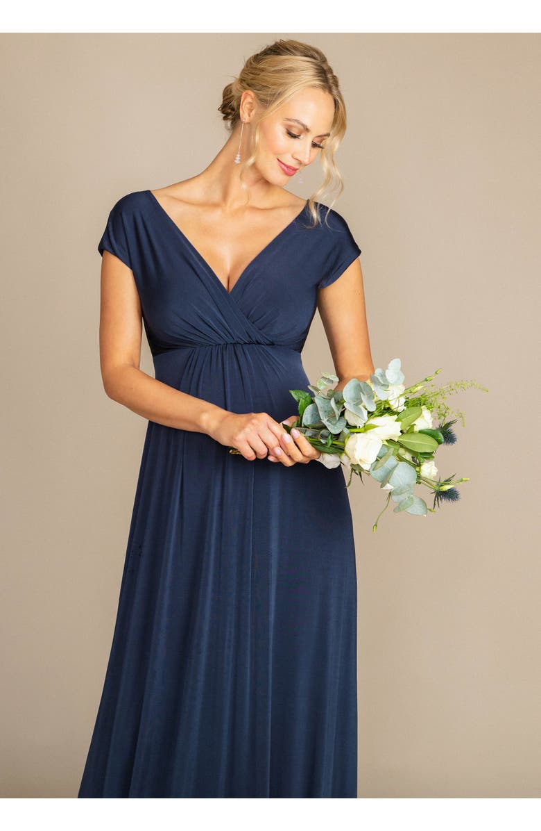 Tiffany Rose Maternity Francesca Maternity Maxi Dress, Alternate, color, Nightshadow Blue