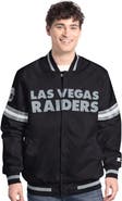 STARTER Men's Starter  Black Las Vegas Raiders Scout Full-Snap Varsity Jacket