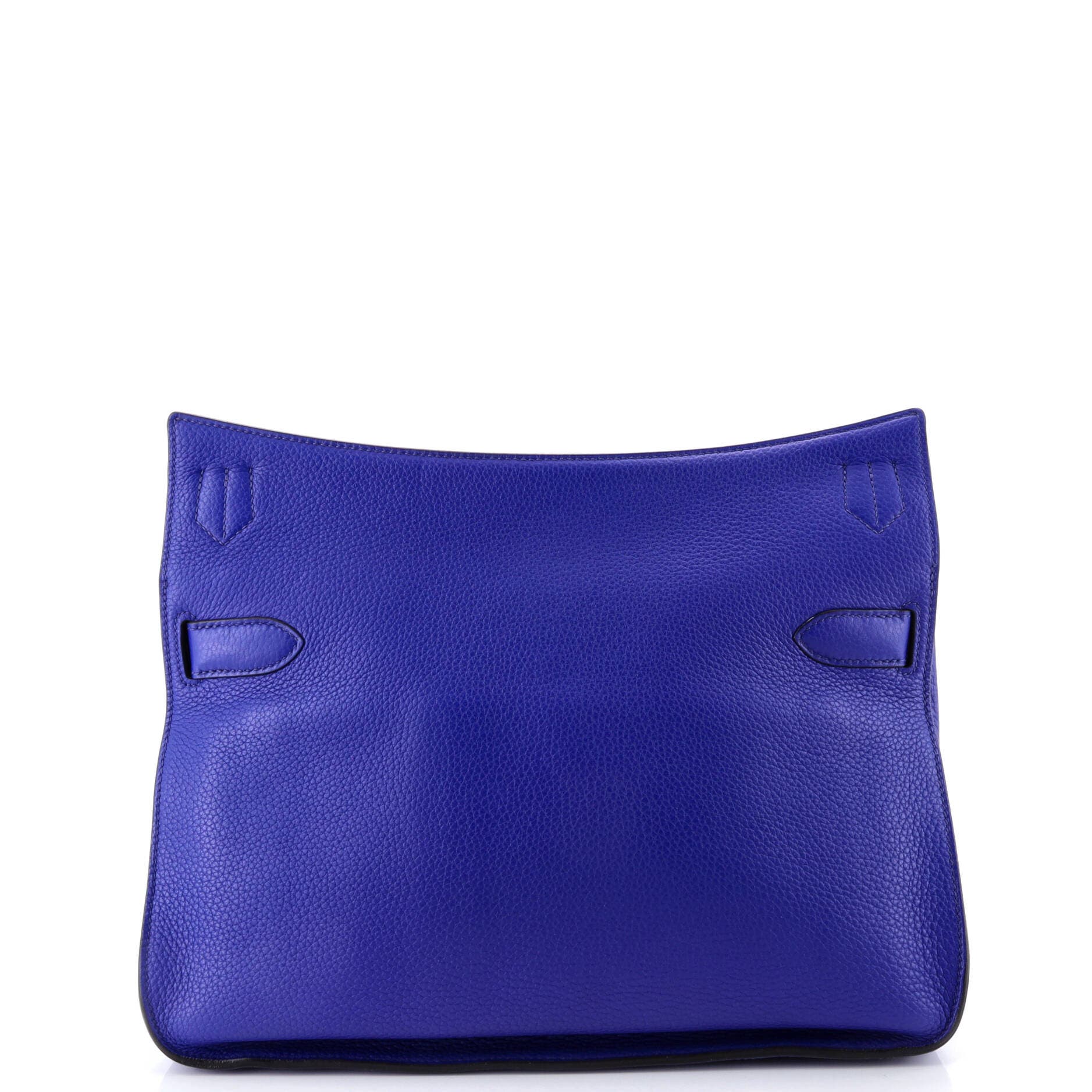 Pre-Owned Hermes Jypsiere Bag Clemence 34, Alternate, color, Bleu Electrique