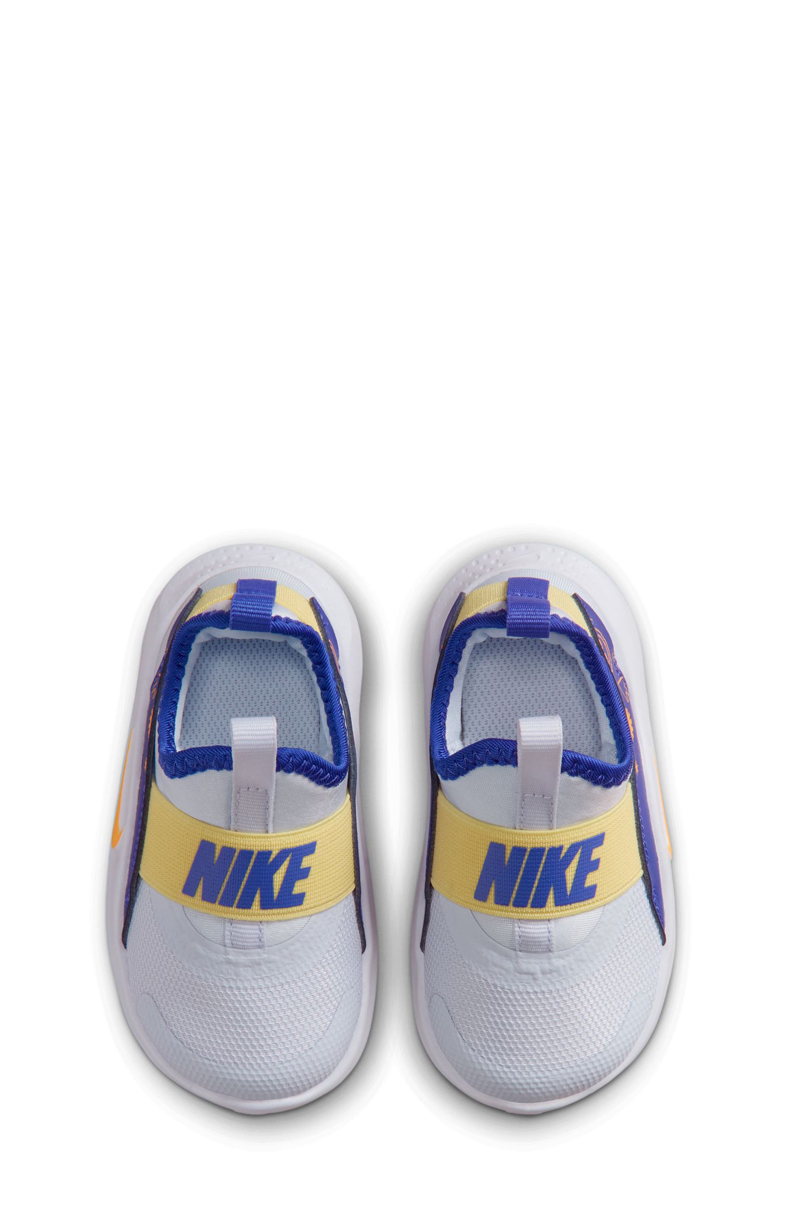 Nike Kids' Flex Runner Sneakers, Alternate, color, Football Grey/ Orange/ Lapis