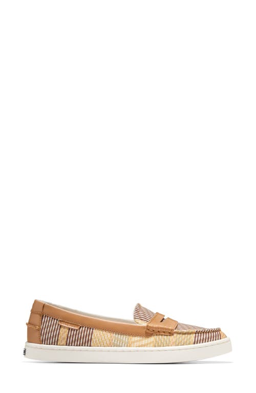 Cole Haan Nantucket Penny Loafer In Bali Striped Printed Canvas