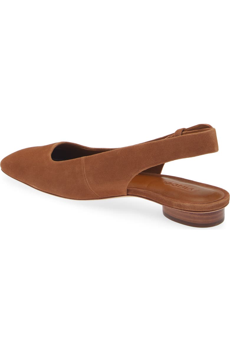 Vince Vida Slingback Flat, Alternate, color, Dark Caramel