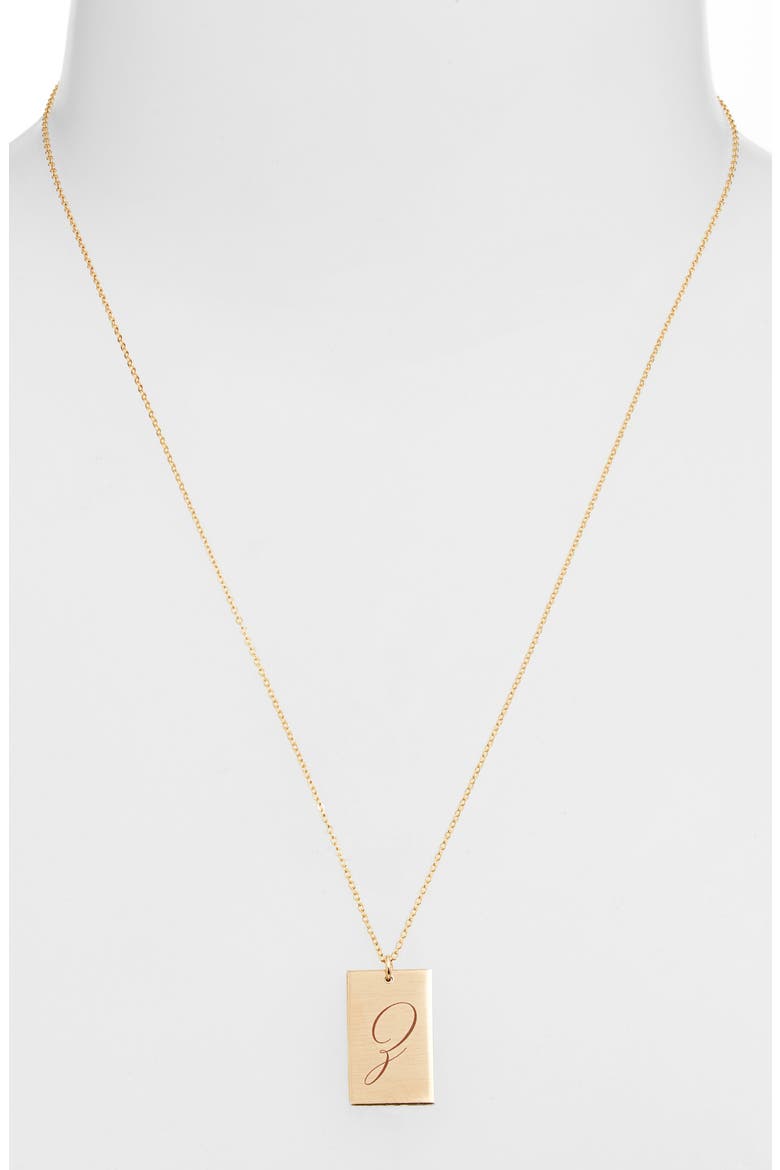 Stella Initial Pendant Necklace, Alternate, color, GOLD / Z
