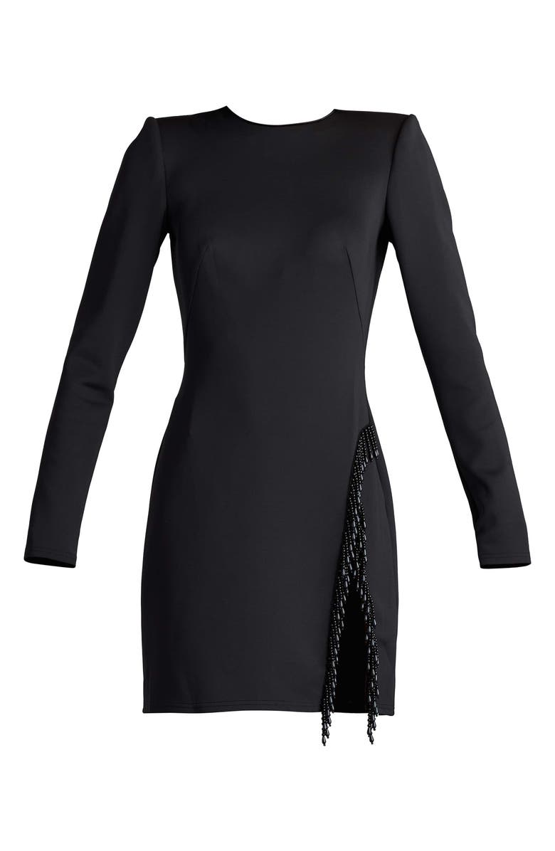 SHO by Tadashi Shoji Open Back Long Sleeve Cocktail Minidress, Alternate, color,