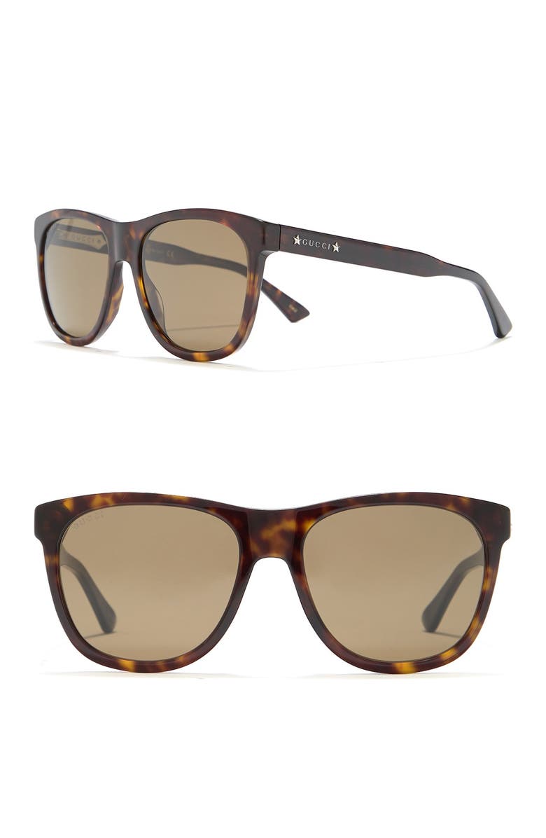 Gucci 55mm Square Sunglasses, Main, color,