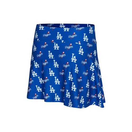 CONCEPTS SPORT CONCEPTS SPORT  ROYAL LOS ANGELES DODGERS KNIT TANK TOP & SKORT SET 