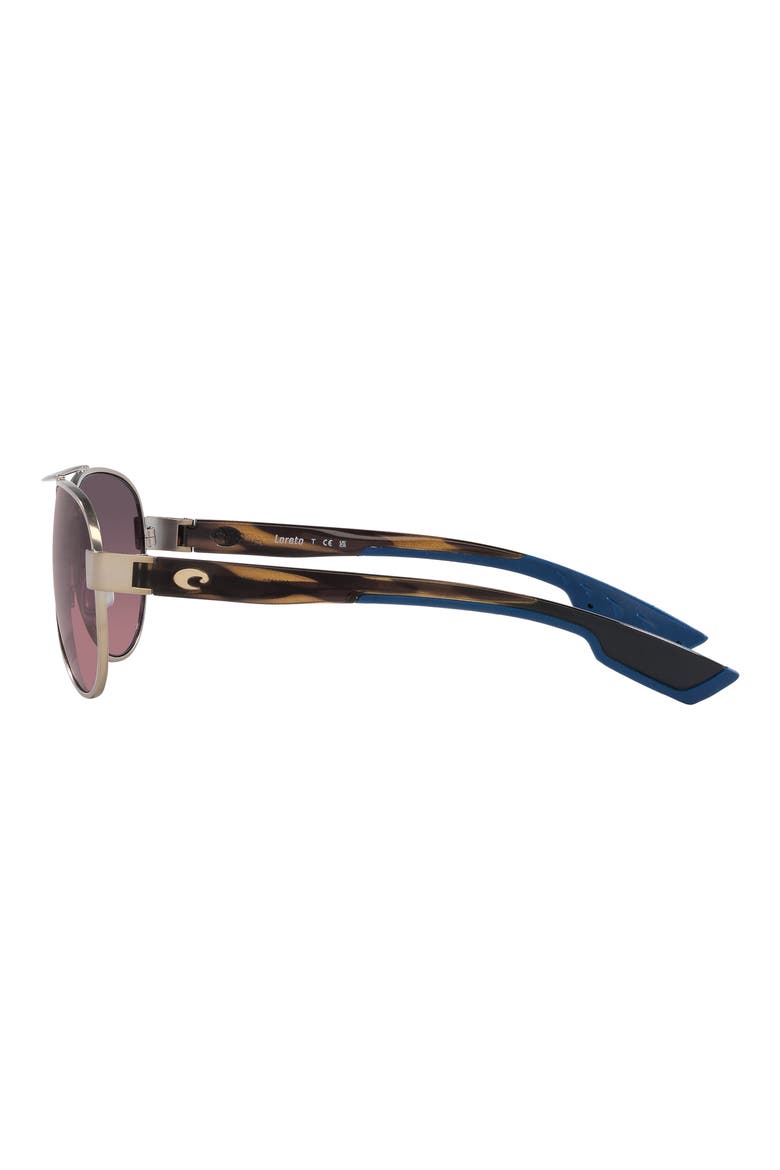 Loreto 56mm Gradient Pilot Sunglasses, Alternate, color, ROSE
