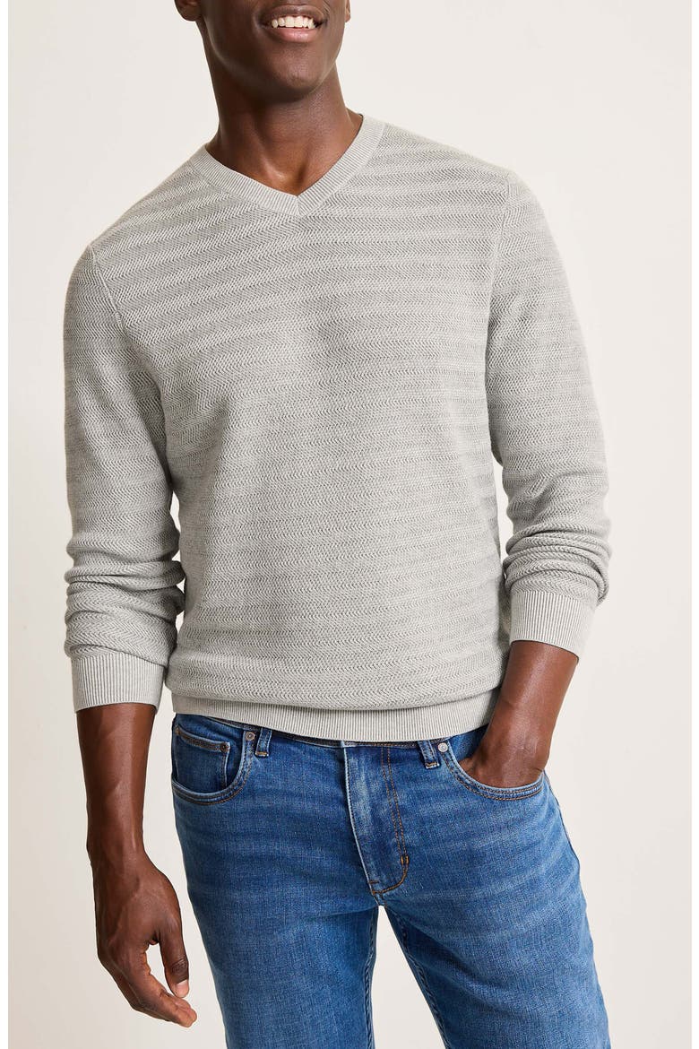 Coolside Course IslandZone® Sweater, Main, color, GREY HEATHER