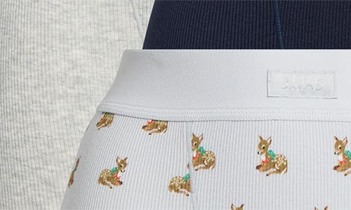 Skims 3-pack Cotton Rib Boxers In White