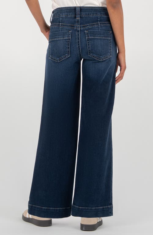 Kut From The Kloth Meg High Waist Wide Leg Jeans In Blue