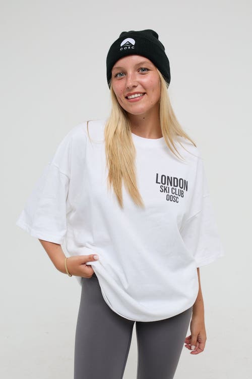 Oosc London Ski Club Oversize T-shirt