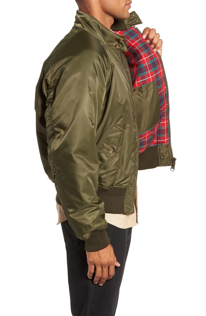 Baracuta G9 Water Resistant Insulated Flight Jacket, Alternate, color,