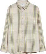 The Elder Statesman Cashlite Plaid Wool & Cashmere Overshirt