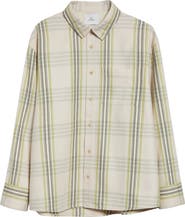 The Elder Statesman Cashlite Plaid Wool & Cashmere Overshirt