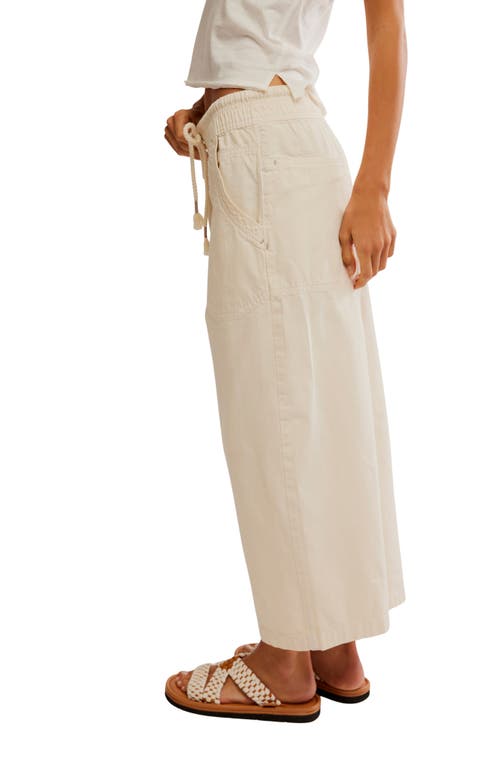 Free People Easy Peasy Wide Leg Drawstring Pants In Irie