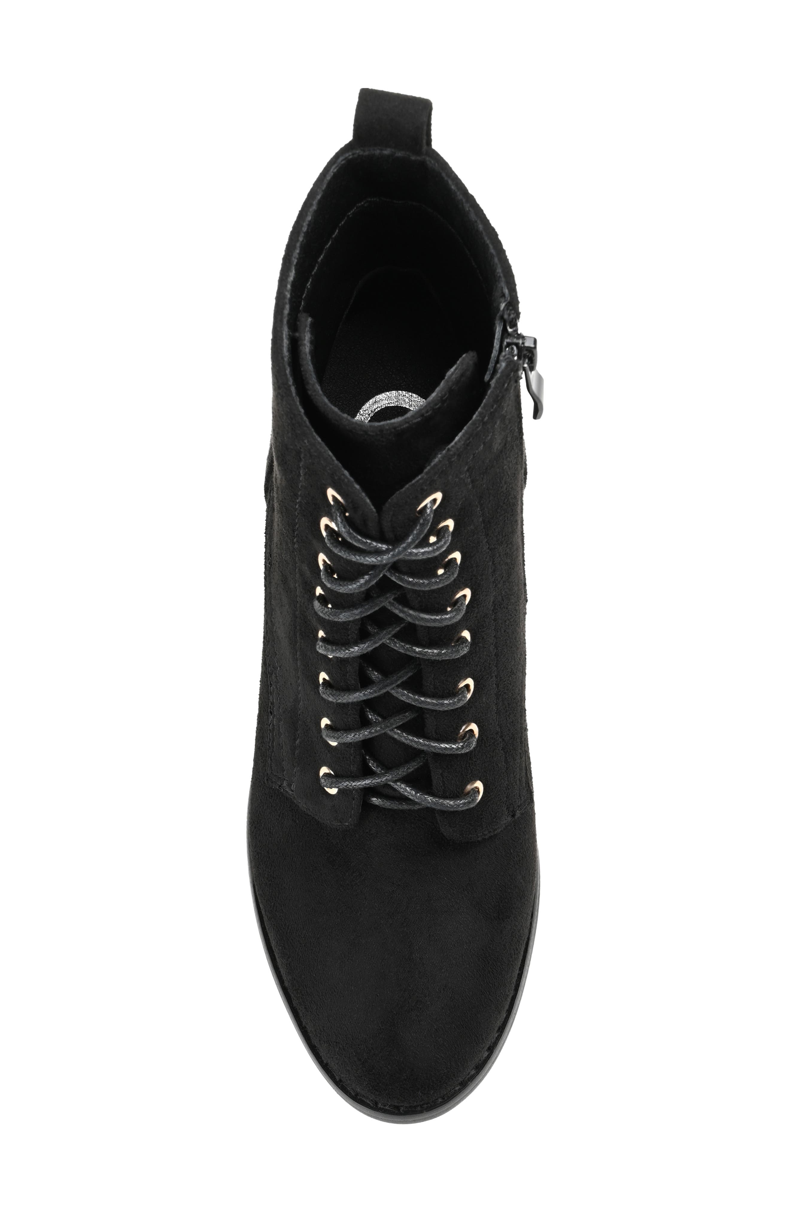 Journee Collection JOURNEE Baylor Lace-Up Boot, Alternate, color, Black