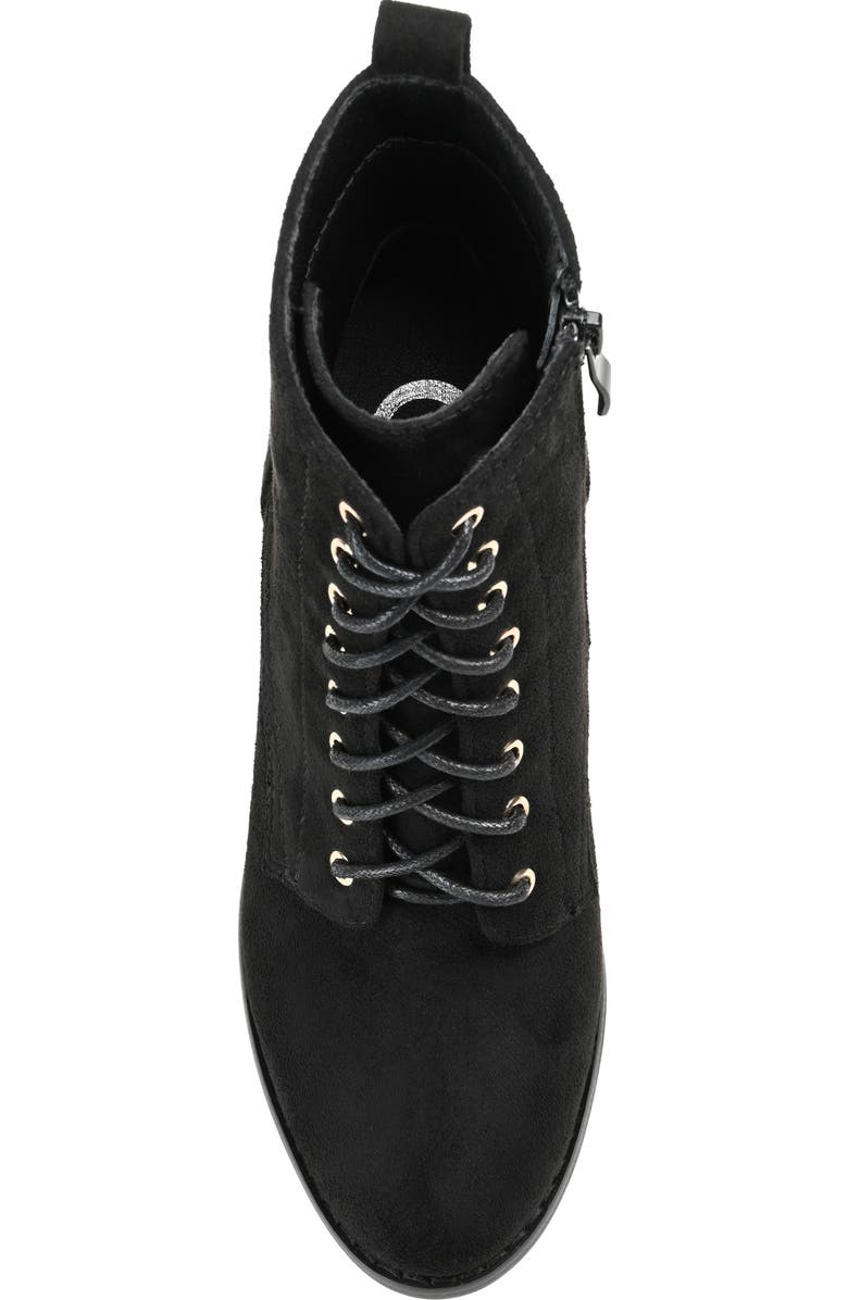 Journee Collection JOURNEE Baylor Lace-Up Boot, Alternate, color, Black