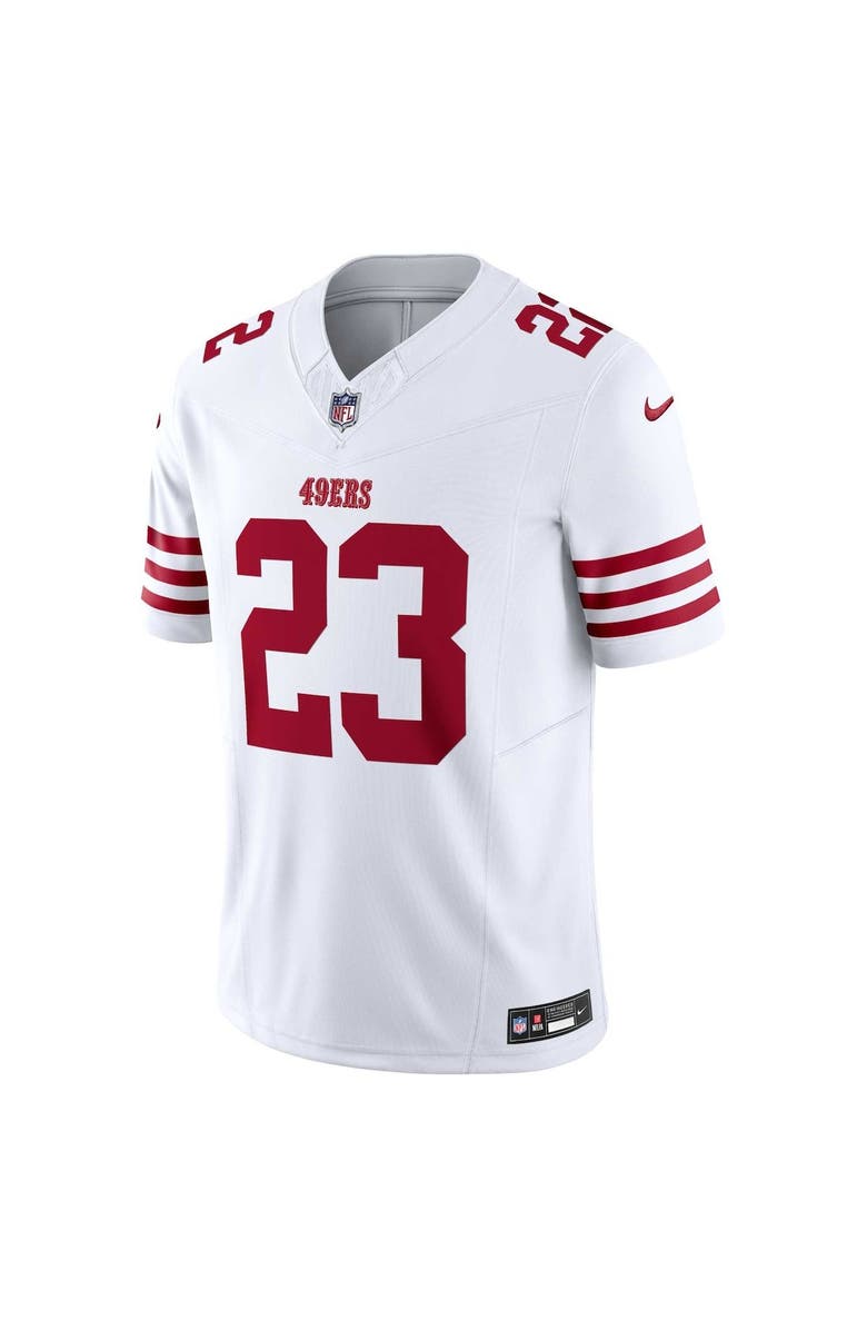 Nike Men's Nike Christian McCaffrey White San Francisco 49ers Vapor F.U.S.E. Limited Jersey, Alternate, color, White