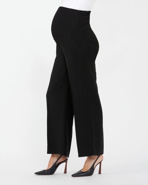 Ripe Maternity Alexa Wide Leg Maternity Pants In Black