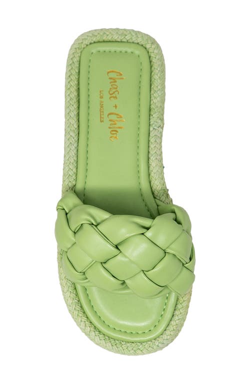 Chase & Chloe Chase And Chloe Elly Puffy Espadrille Flatform Sandal